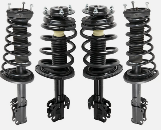 2007-2011 Front+Rear Complete Shock Struts Assembly  Toyota Camry