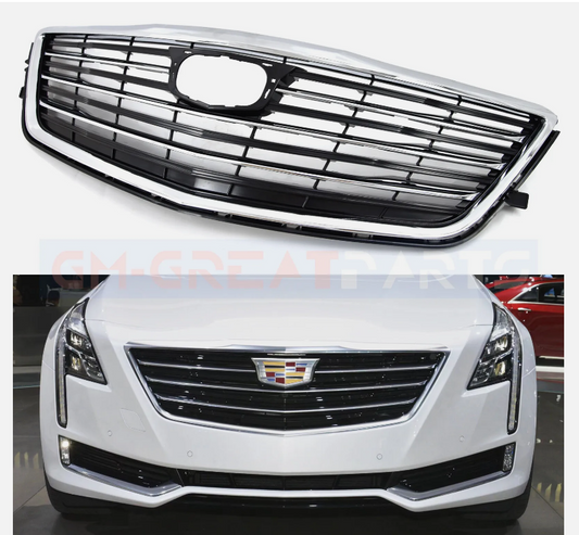 2016 -2018 CADILLAC CT6 FRONT UPPER BUMPER GRILLE GRILL CHROME