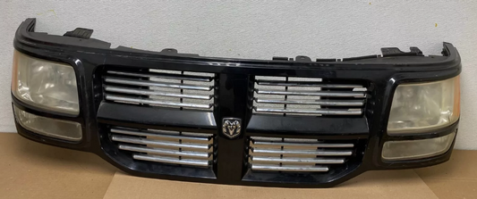 2007 - 2011 Dodge Nitro Front Upper Bumper Grill Grille W/Headlights