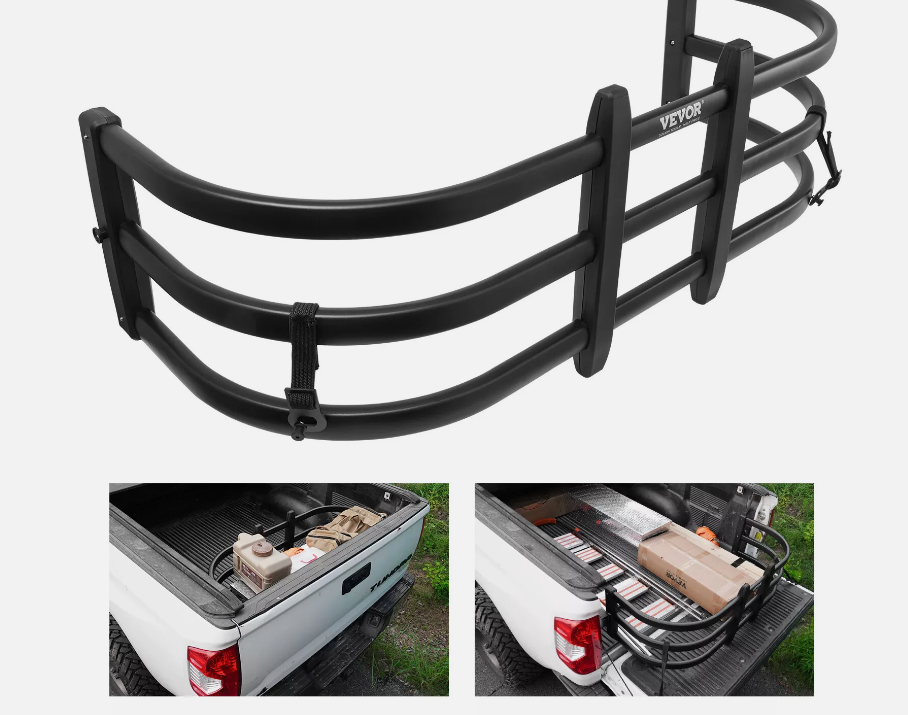 Truck Bed Extender Retractable Tailgate for Tacoma/Colorado/Canyon/Ranger